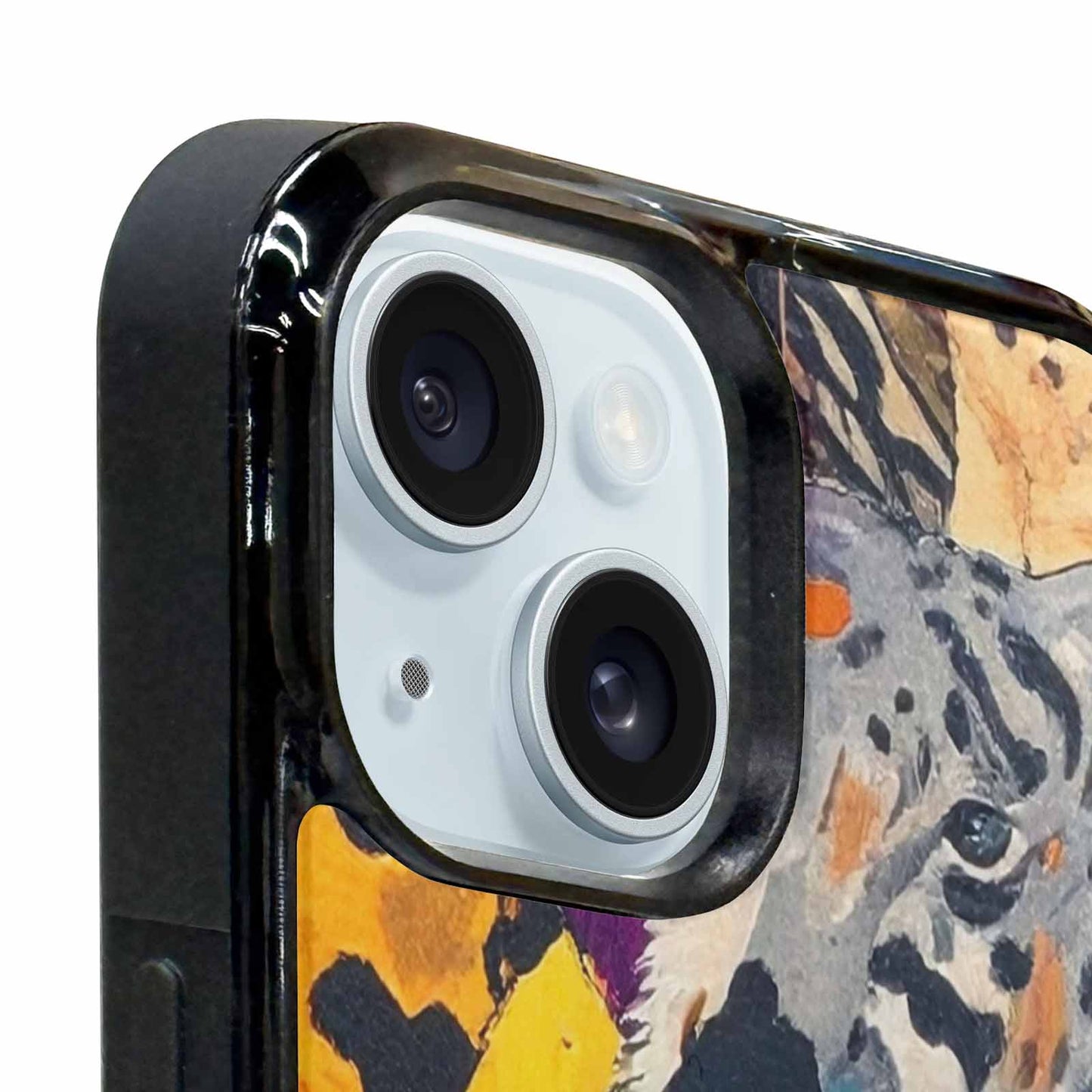 iPhone 15 Plus Case — Full Color Vibrant Animal Print Animal, Original Design Phone Case
