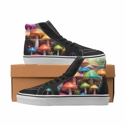 WOMEN'S Mushrooms High Top Canvas Streetwear Vivid Customized Sneakers