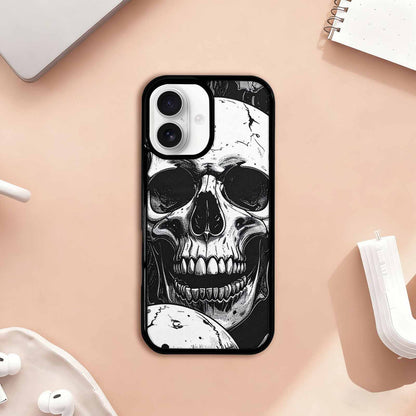 iPhone 17 Case — Skull Dark Art Gothic Print Gothic, Custom Designed Case Cover