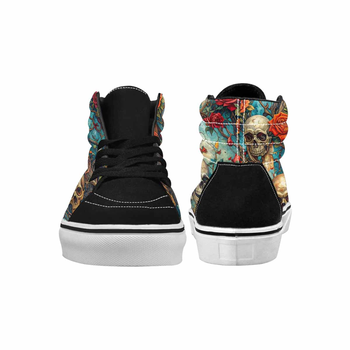 MEN'S More Overlapping Ontop Each High Top Canvas Grunge Custom Shoes