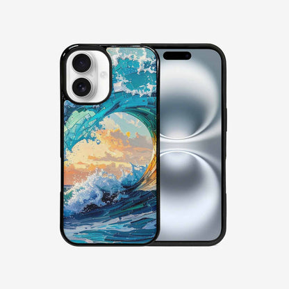 iPhone 16 Case — Wave Crest Splash Wave Crest Splash, Unique Phone Case Design