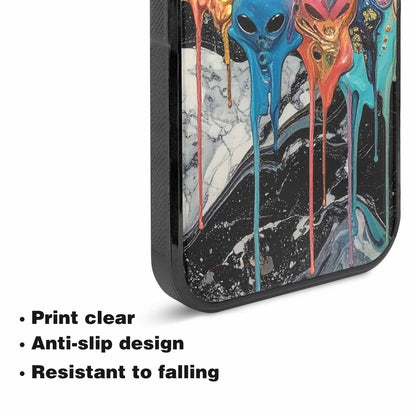 iPhone 15 Plus Case — Aliens Marblemelting Aliens Pa L2w Personalized, Custom Print Case Cover
