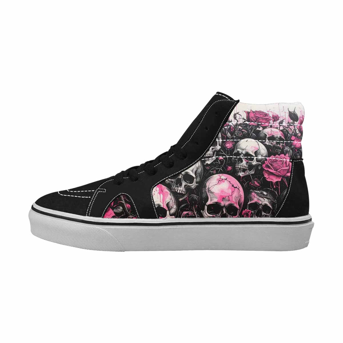 MEN'S Skull Roses High Top Canvas Aesthetic Shoes