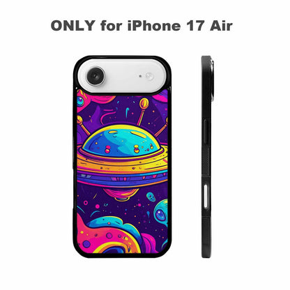 iPhone 17 Air Case — Alien Ufo Cartoon Art Pattern Alien, Customized Protective Case