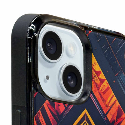 iPhone 15 Case — Wild Tribal Ripple, Custom Art Phone Cover