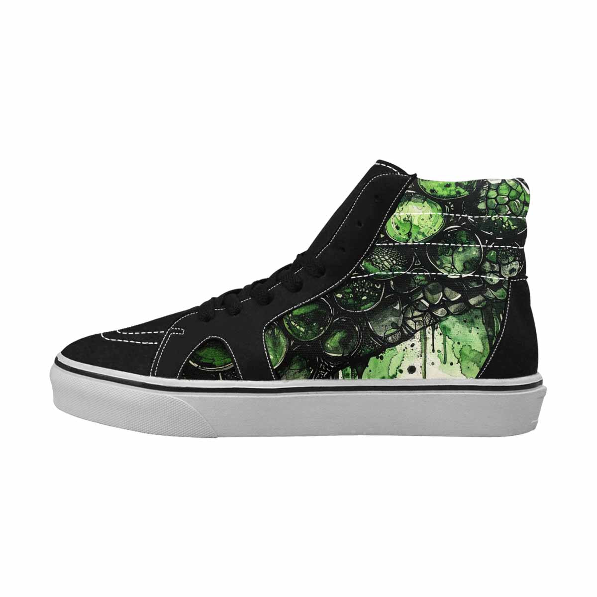 MEN'S Reptile Scale High Top Canvas Surreal Shoes
