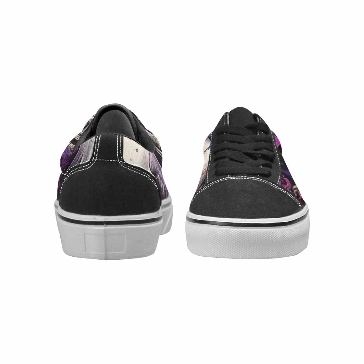 WOMEN'S Rainbow From Skull S Lace-Up Canvas Y2K Custom Shoes