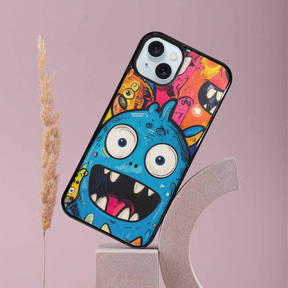 iPhone 15 Plus Case — Goofy Cartoon Monster, Customized Protective Case