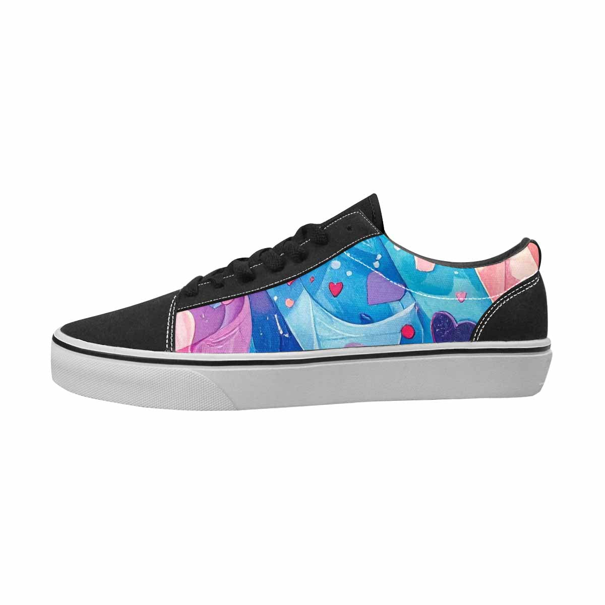 MEN'S Pride Canvas Statement Kaleidoscope Original Art Sneakers