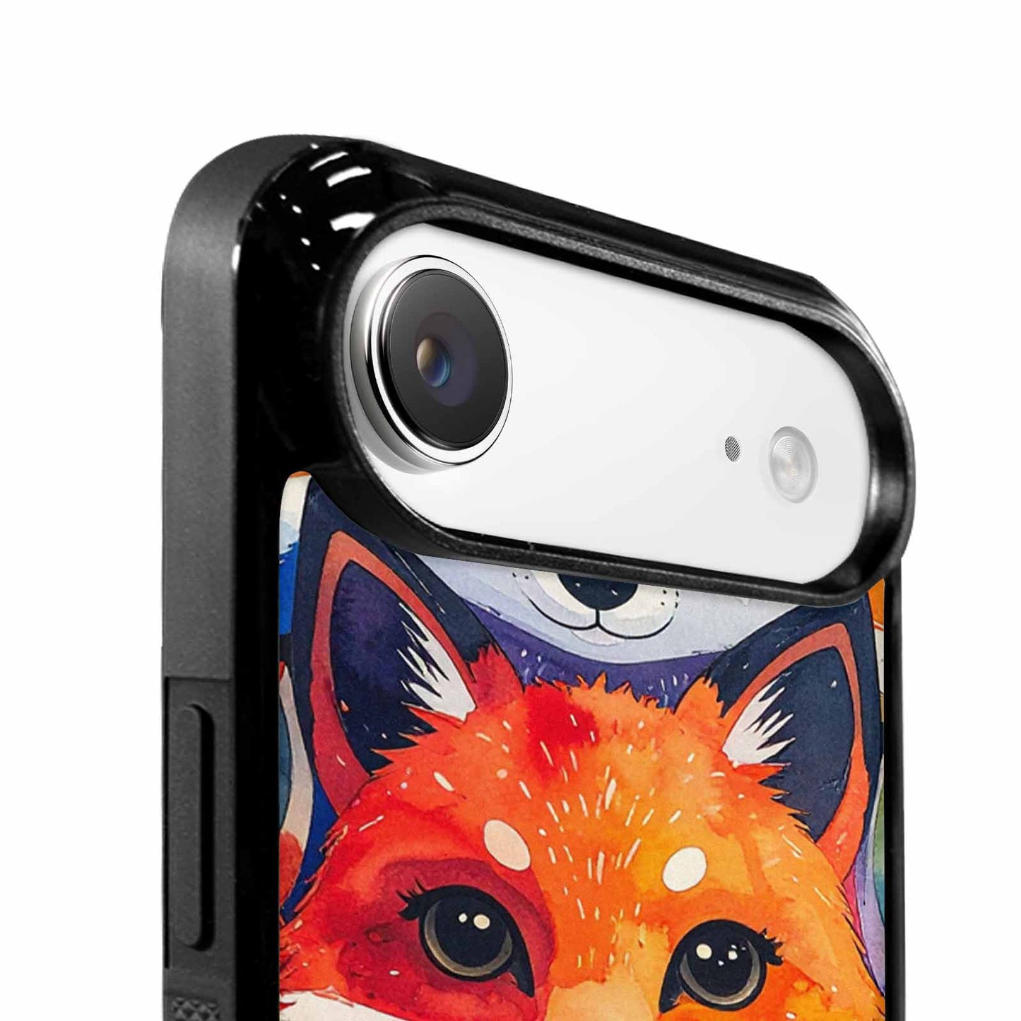 iPhone 17 Air Case — Watercolor Kawaii Fox Faces Watercolor Abstract, Personalized Phone Case
