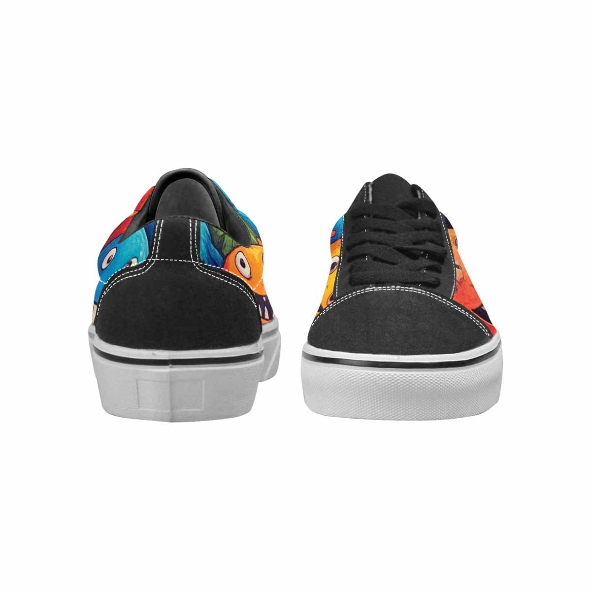 WOMEN'S Monsters (general) Cartoon Monst Lace-Up Canvas Aesthetic Shoes