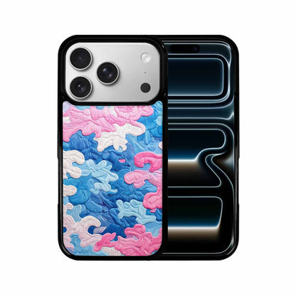 iPhone 17 Pro Case — Vivid Camo Transgender Pride Camo, Unique Phone Case Design