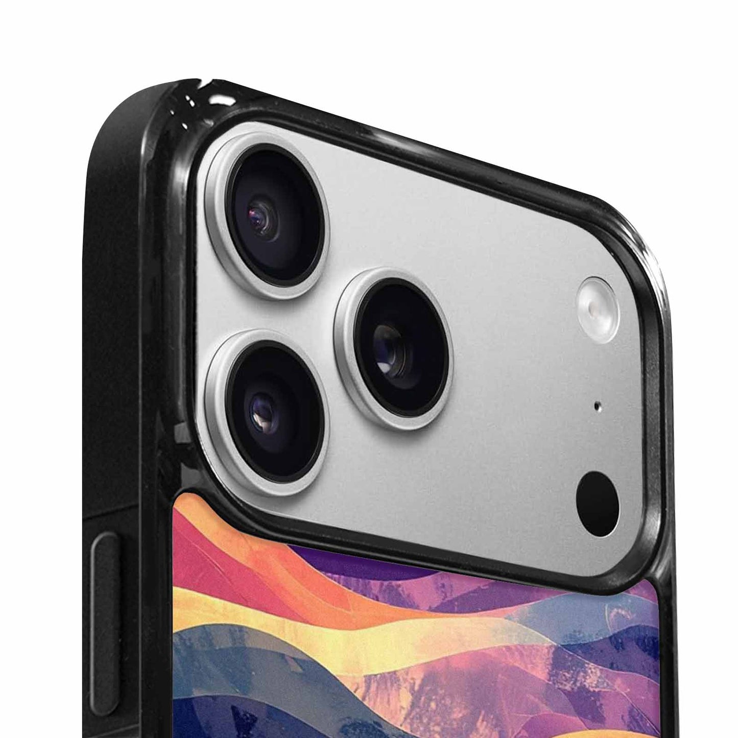 iPhone 17 Pro Max Case — Glowing Camo Wave Camo, Custom Print Case Cover
