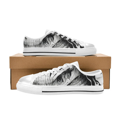 WOMEN'S Cc Horror Art Canvas Dark Academia Custom Shoes