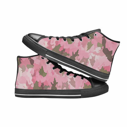 MEN'S Military Camouflage Blotch High Top Canvas Aesthetic Custom Shoes