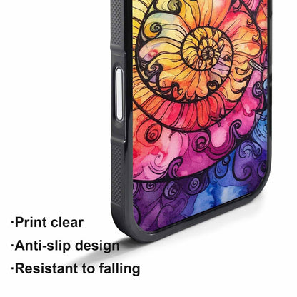 iPhone 17 Air Case — Tie Dye Swirls Black White Tie, Custom Made Phone Cover