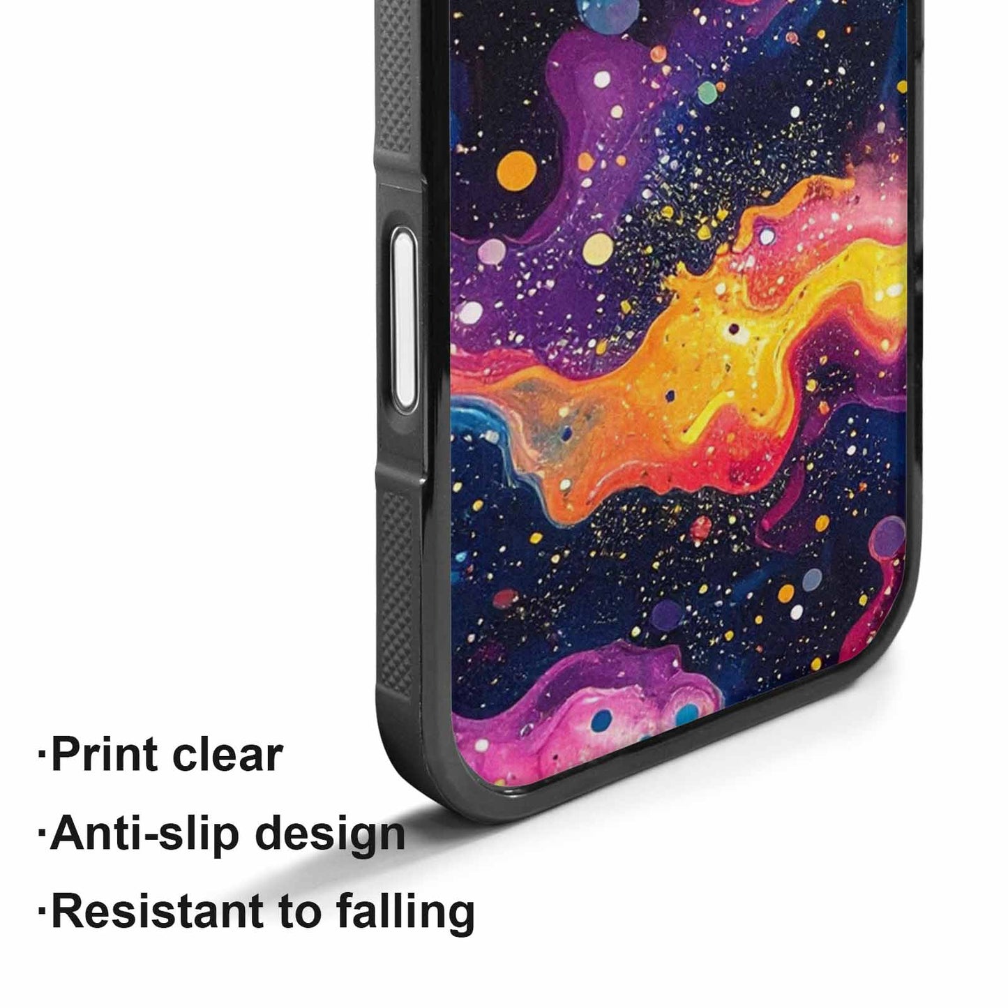 iPhone 17 Case — Galaxy Art Colorful Cosmic Galaxy Space, Custom Phone Case