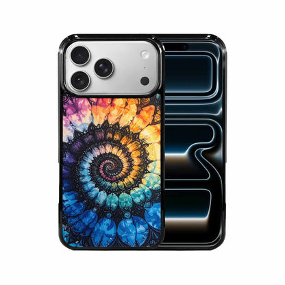 iPhone 17 Pro Max Case — Tie Dye Swirls (black Tie Dye, Custom Print Case Cover