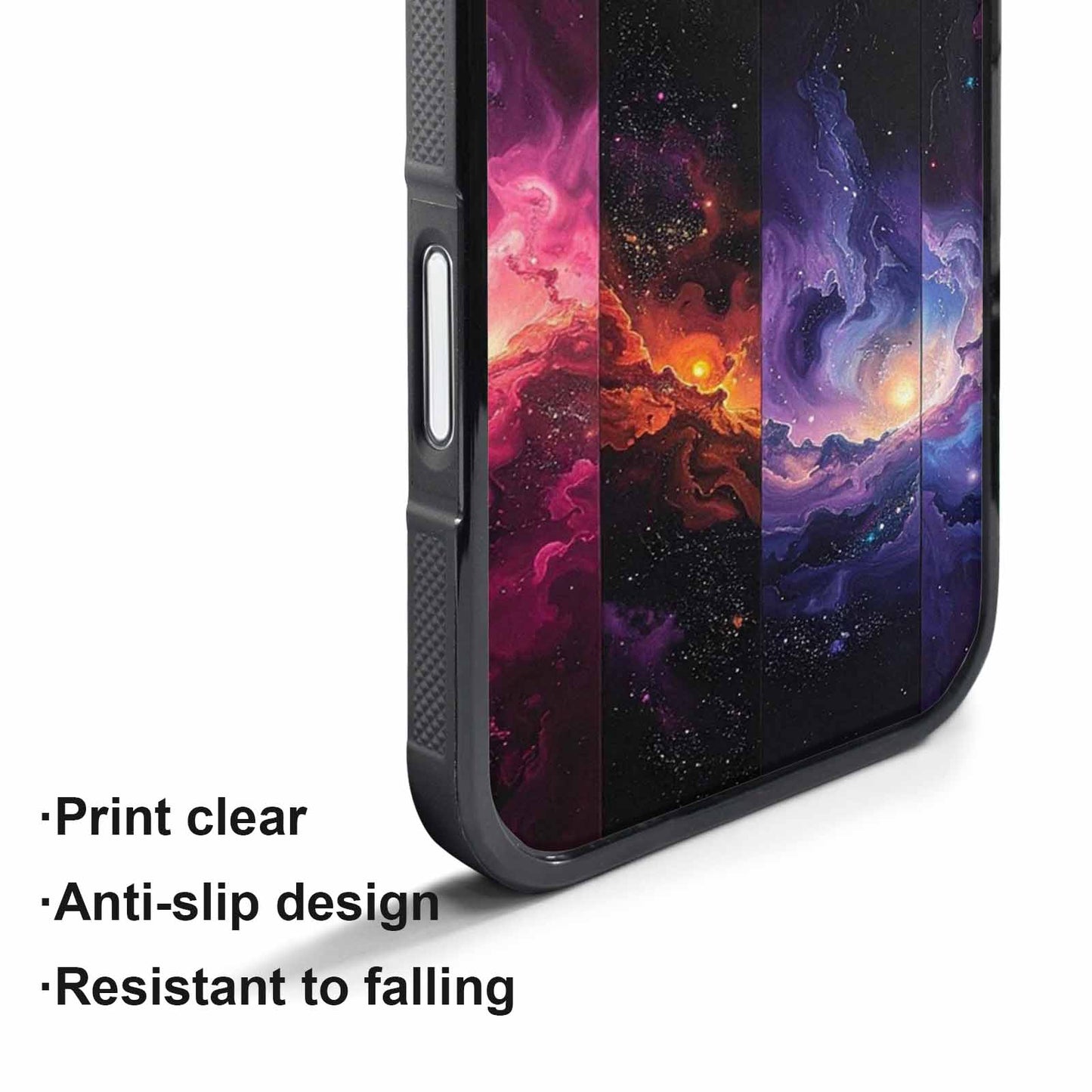 iPhone 17 Pro Case — Galaxy Cosmic Print Texture Wallpaper Galaxy, Custom Made Phone Cover