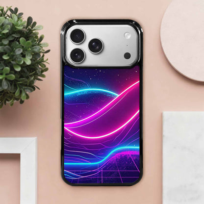iPhone 17 Pro Max Case — Neon Cartoon Art Pattern Retro Vintage, Customized Protective Case
