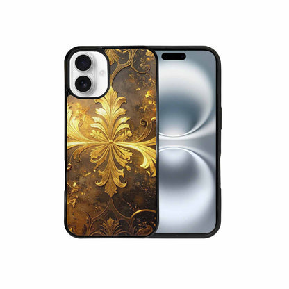 iPhone 16 Plus Case — Klimt Gold Leaf Artwork Pattern, Custom Phone Case