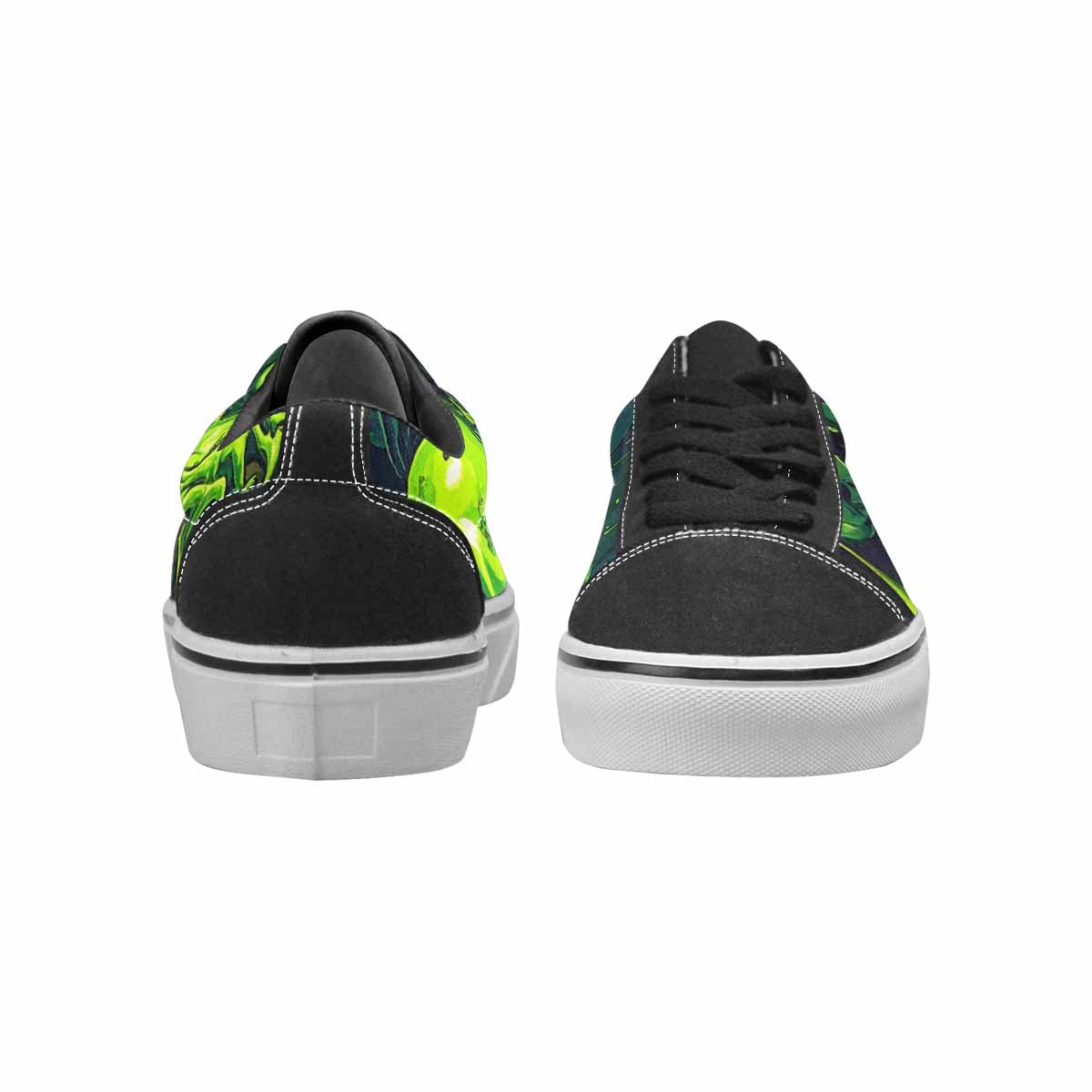 WOMEN'S More Overlapping Ontop Each Lace-Up Canvas Dark Academia Custom Sneakers