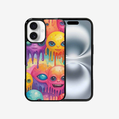 iPhone 16 Case — Aliens Tie Dyemelting Aliens P, Personalized Phone Case