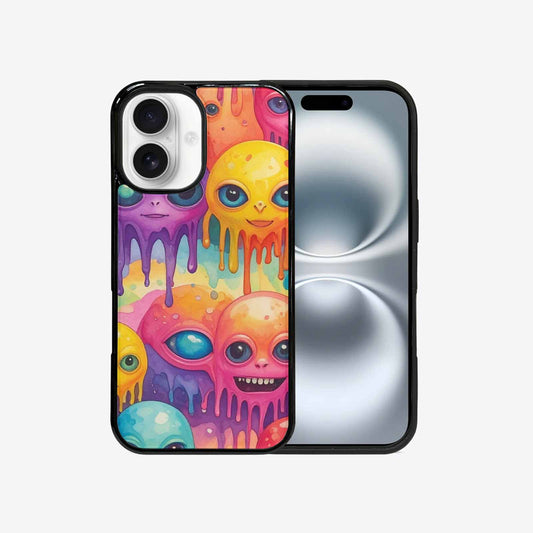 iPhone 16 Case — Aliens Tie Dyemelting Aliens P, Personalized Phone Case