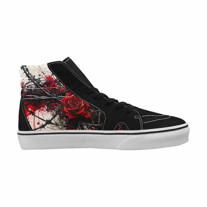 MEN'S Barbed Wire Coil High Top Canvas Dreamcore Shoes