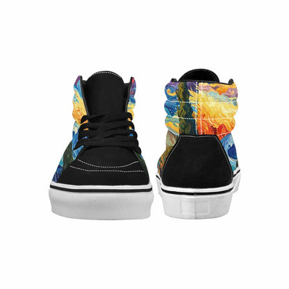 WOMEN'S Blend All Versions High Top Canvas Aesthetic Sneakers