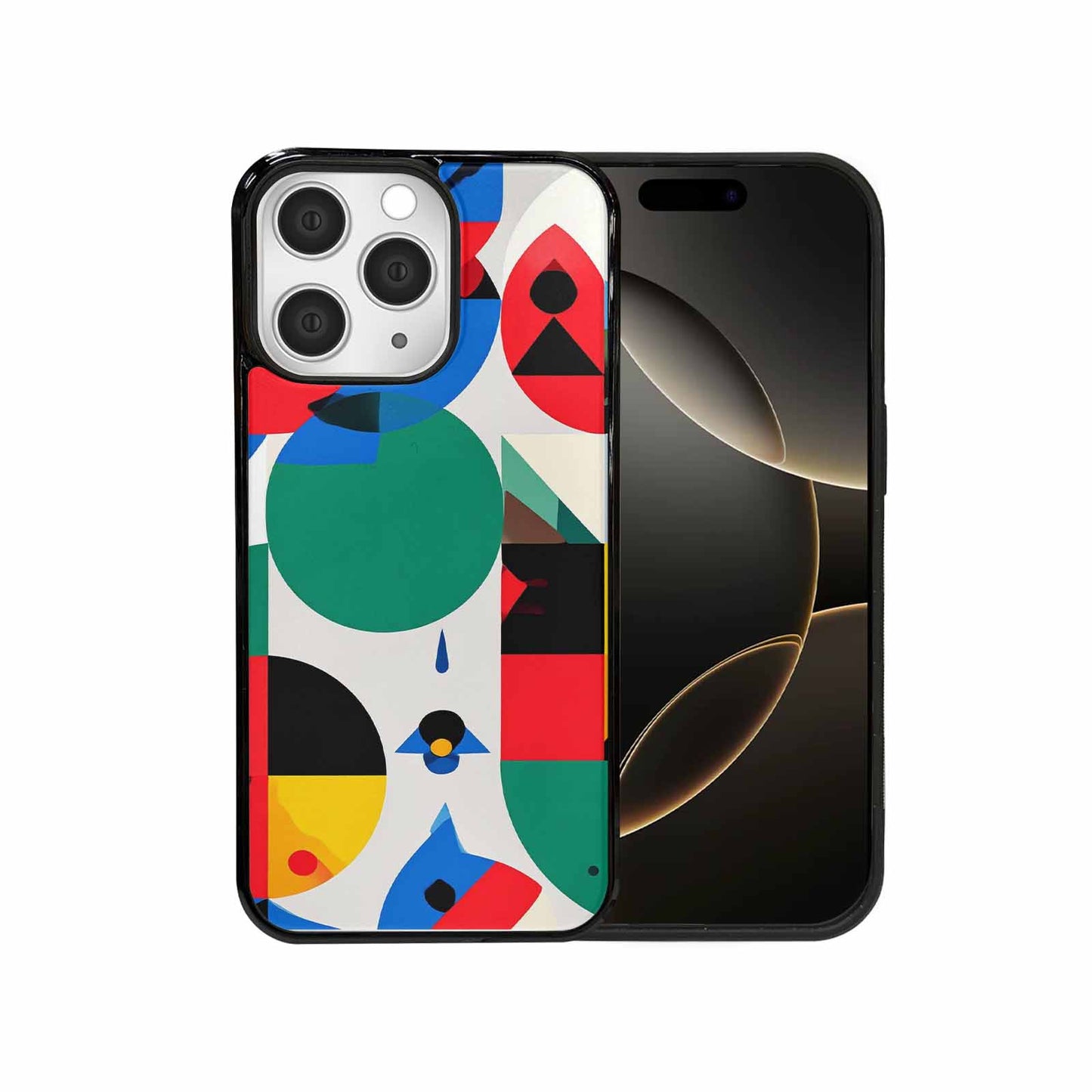iPhone 15 Pro Max Case — 1960s Mod Cartoon Art Pattern, Custom Made Phone Cover