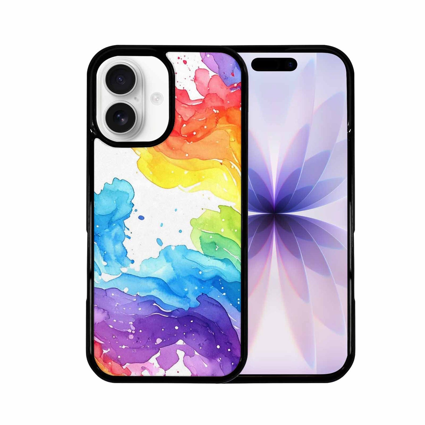iPhone 17 Case — Watercolor Splash Abstract Pattern, Watercolor Abstract, Customized Protective Case