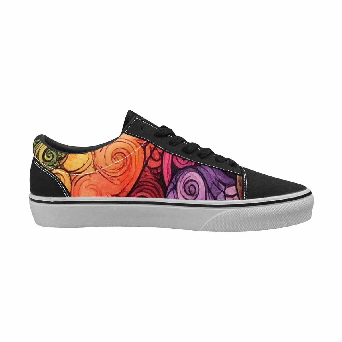 WOMEN'S Tie Lace-Up Canvas Vivid Sneakers