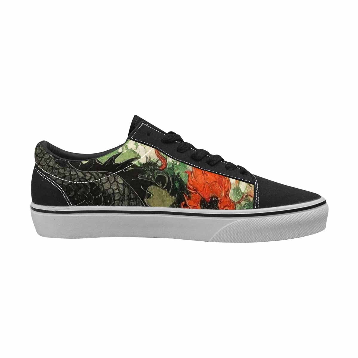 WOMEN'S Dragon Scale Lace-Up Canvas Surreal Shoes