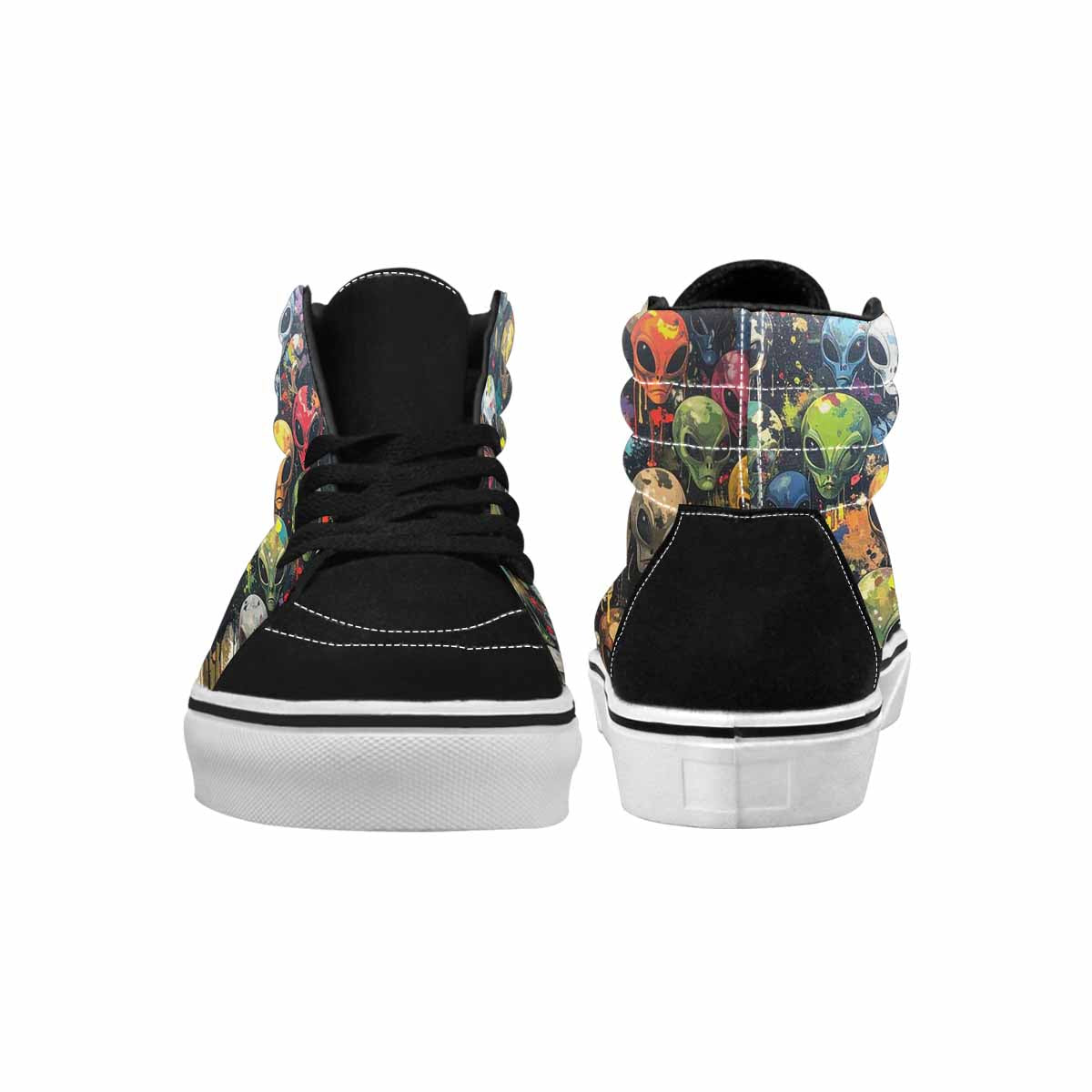 MEN'S Aliens × Camo Aliens High Top Canvas Dreamcore Custom Shoes