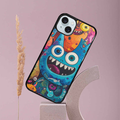iPhone 15 Plus Case — Goofy Cartoon Monster, Original Design Phone Case