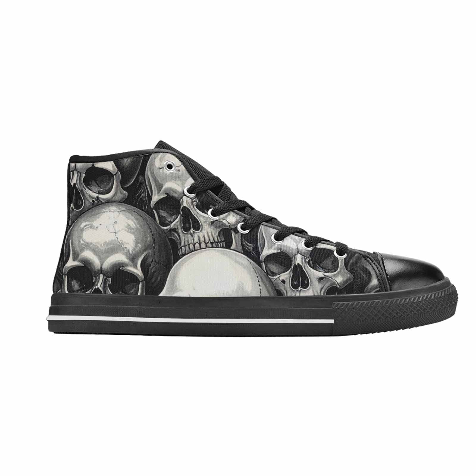 WOMEN'S Skulls - Classic High Top Canvas Vivid Shoes