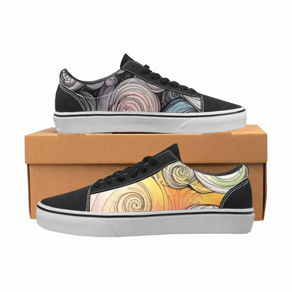 WOMEN'S Tie Lace-Up Canvas Neon Fantasy Shoes