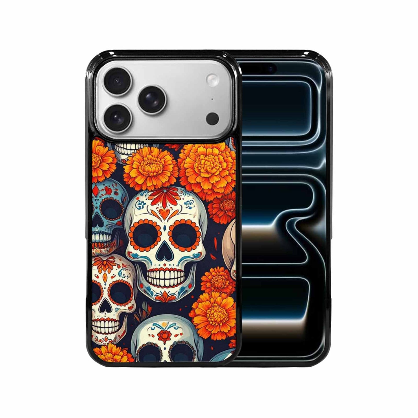 iPhone 17 Pro Max Case — Skull Dark Art Gothic Print Gothic, Custom Printed Phone Case
