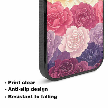 iPhone 15 Plus Case — Lesbian Flag Color Theme Small Rainbow, Personalized Phone Case