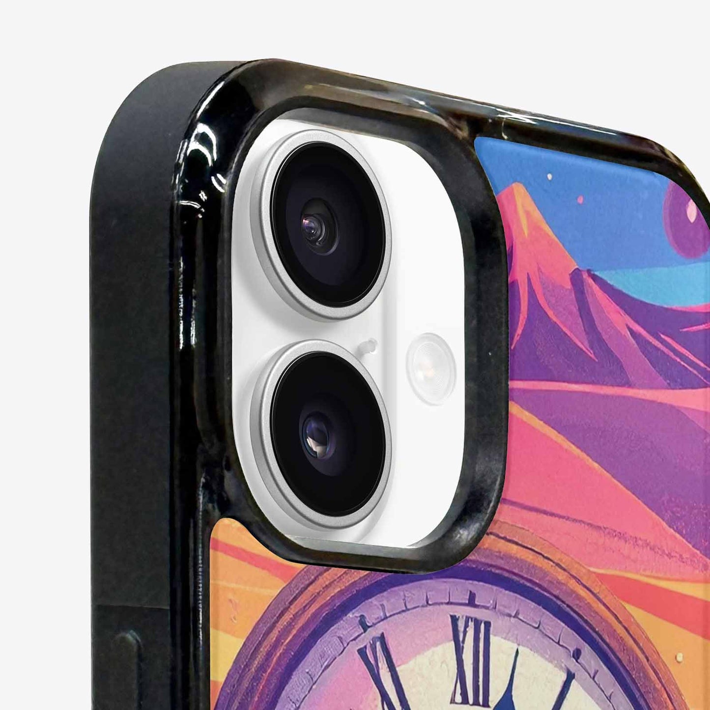 iPhone 16 Case — Salvadore Dali Surrealist Dreamscape Pattern Melting, Personalized Phone Case