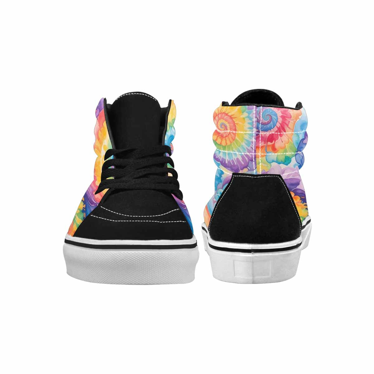 MEN'S Tie High Top Canvas Cottagecore Sneakers