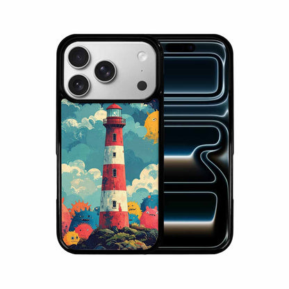 iPhone 17 Pro Case — Vintage Monsters Lighthouse Retro Vintage, Unique Phone Case Design