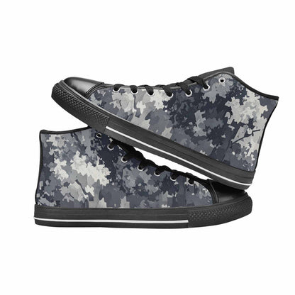 MEN'S Military Camouflage Blotch High Top Canvas Surreal Sneakers