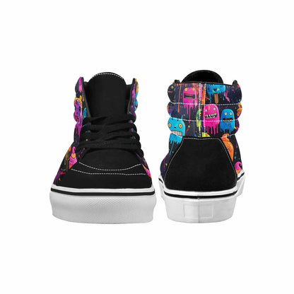 MEN'S Ice Cream Monsters  High Top Canvas Dreamcore Custom Shoes
