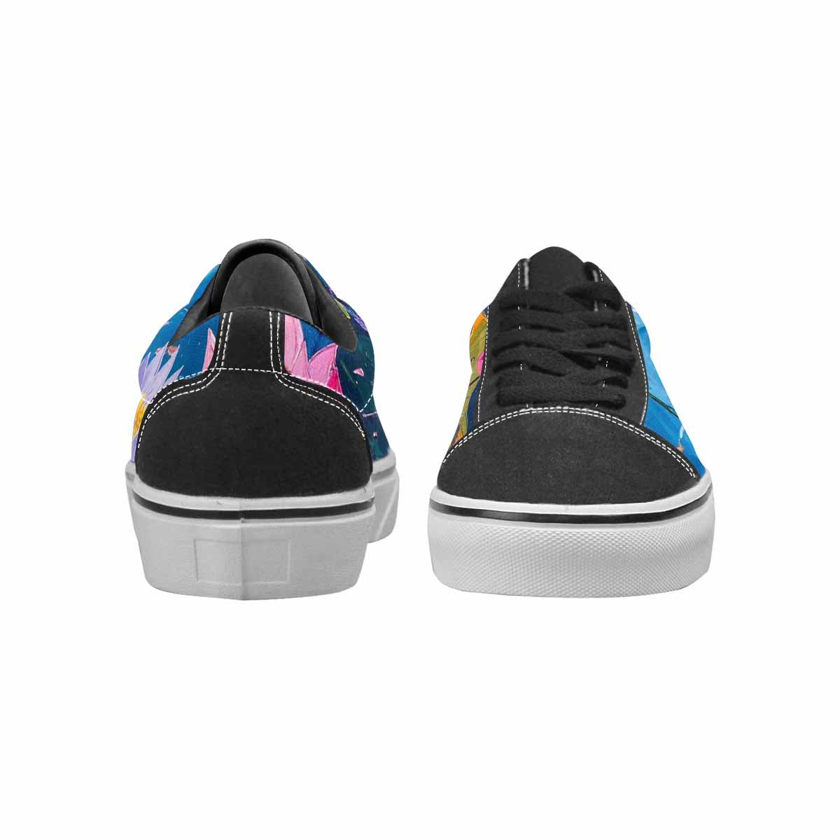 WOMEN'S Full Color Vibrant Monet Lace-Up Canvas Dreamlike Shoes