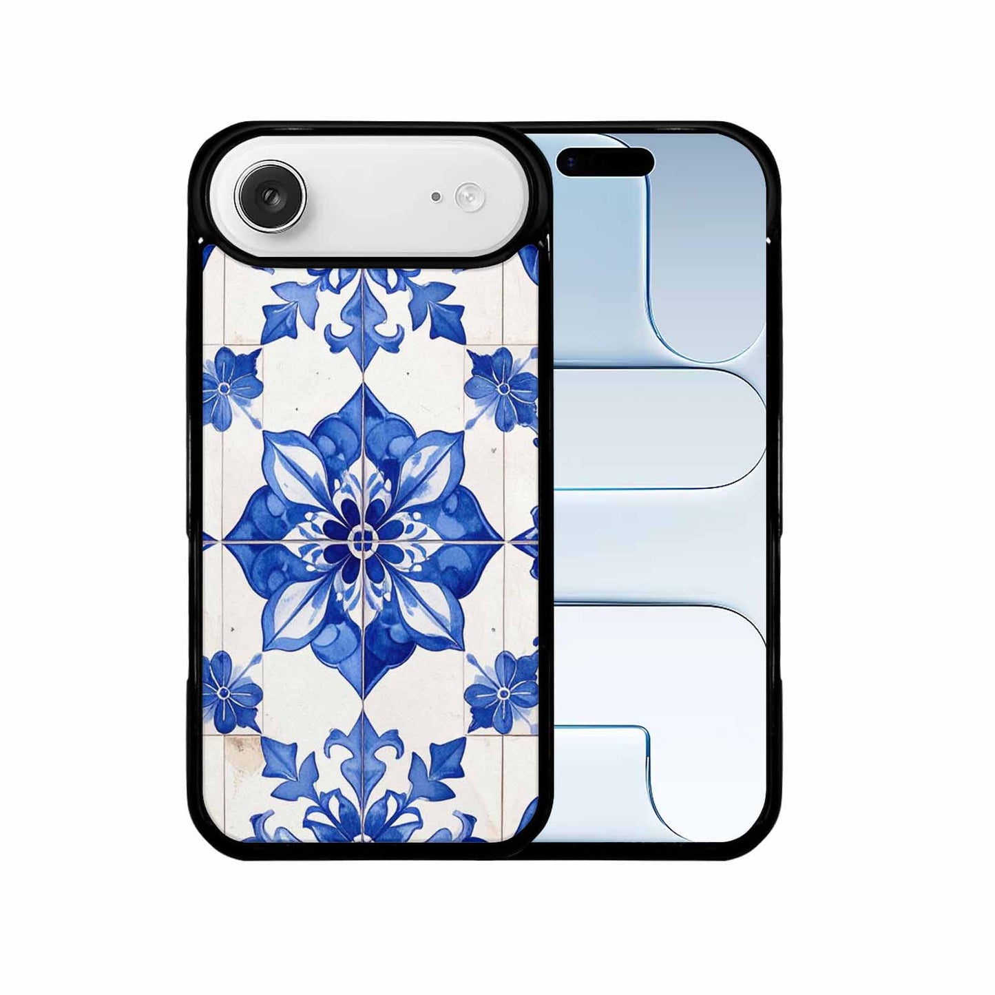 iPhone 17 Air Case — Talavera Tile Floral, Custom Made Phone Cover