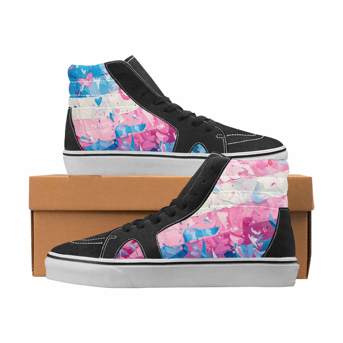 WOMEN'S Pride High Top Canvas Artist-designed Vivid Limited Edition Sneakers