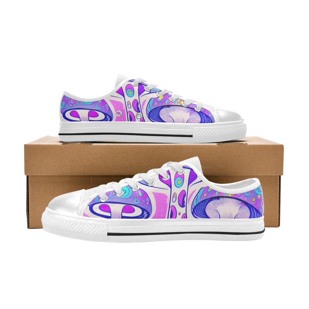 MEN'S Magic Mushrooms Art Canvas Dreamcore Shoes
