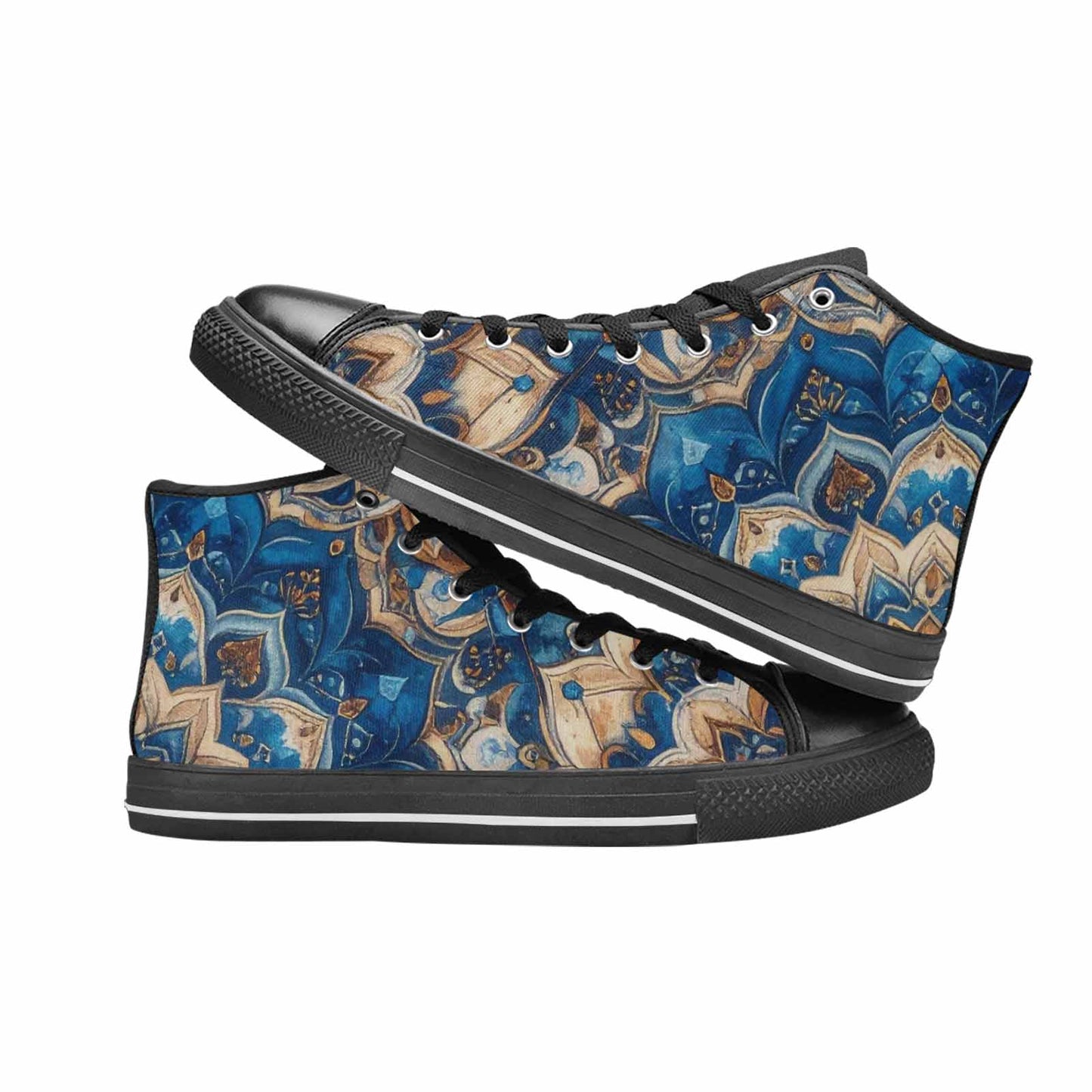 MEN'S Mandala High Top Canvas Grunge Shoes